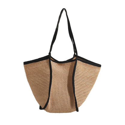 Luxury Bohemian Straw Tote