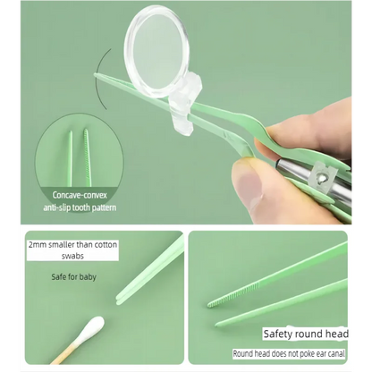 LED Illuminated Ear Wax Removal Kit - Professional Stainless Steel Ear Cleaning Tool