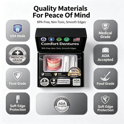 Moldable Silicone Cosmetic Teeth - Instant Smile Veneer Kit