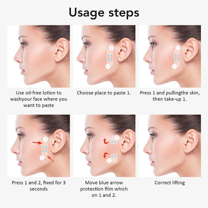 Invisible Face Lifting Patches - Instant V-Shape Skin Tightening Tape