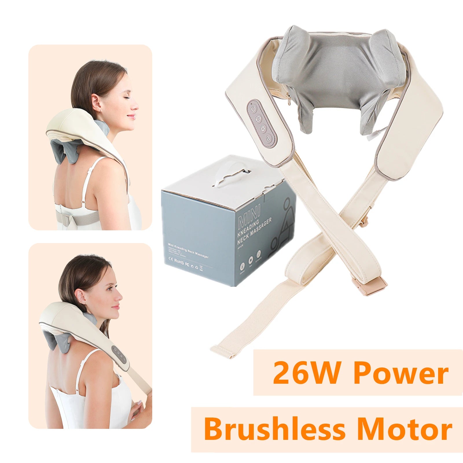 Cordless 3D Neck & Shoulder Massager for Pain Relief - 47