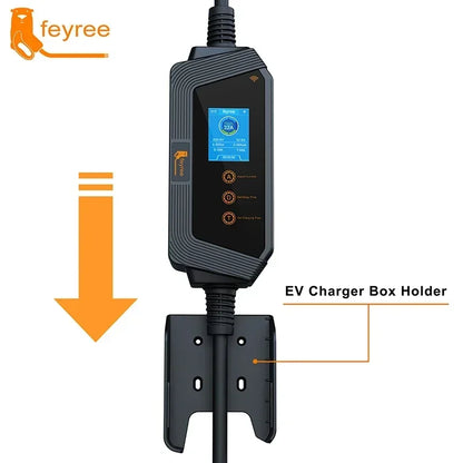 Smart Portable EV Charger Type 2 - Wi-Fi App Control & Fast Charging