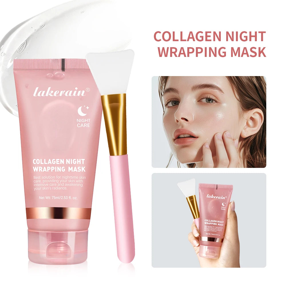 Overnight Collagen Wrapping Mask - Hydrating Peel-Off Facial Gel - 6