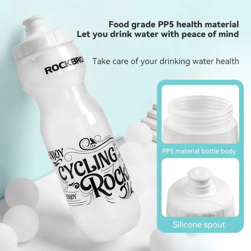 600ml Squeeze Sports Water Bottle - Leak-Proof Cycling & Fitness Bottle - 2