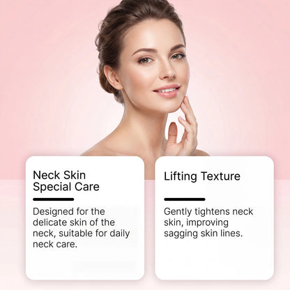 Collagen Neck Firming Cream with Integrated Gua Sha Massage Applicator