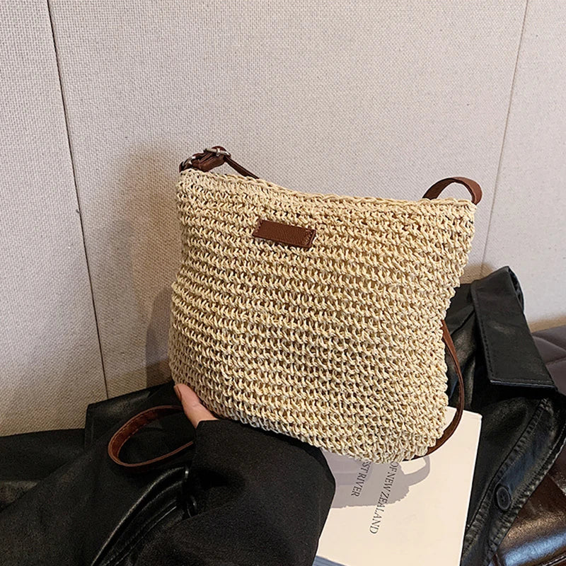 Bohemian Straw Tote
