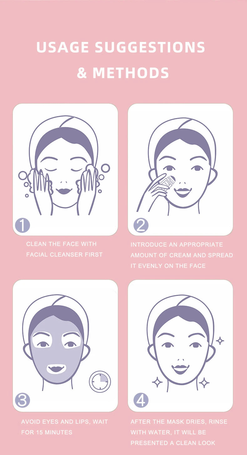 Solid Cleansing Face Mask Stick - Deep Pore Oil Control & Moisturizing - 13