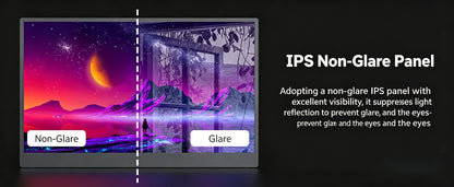 14" Portable IPS Touch Monitor - 1920x1200 HD Gaming & Laptop Expand Display