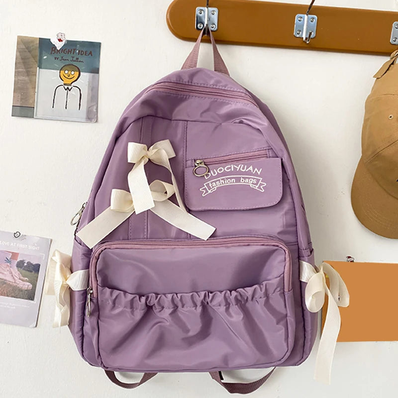 Luxury Cute Floral School Backpack