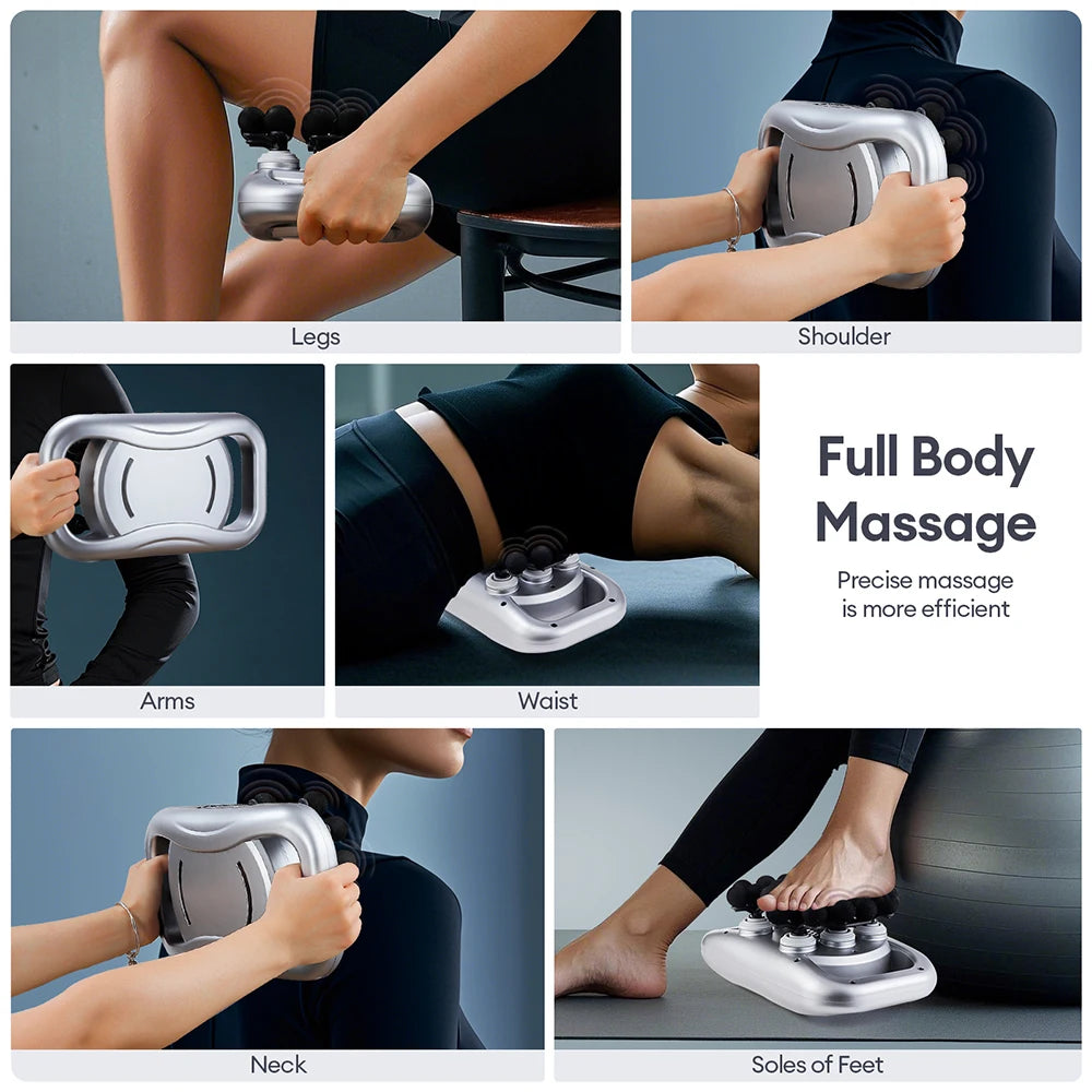 48-Head Deep Tissue Fascia Massager for Full Body Muscle Relief