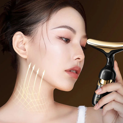 Microcurrent Facial & Neck Lifting Massager - Anti-Aging Skin Rejuvenation