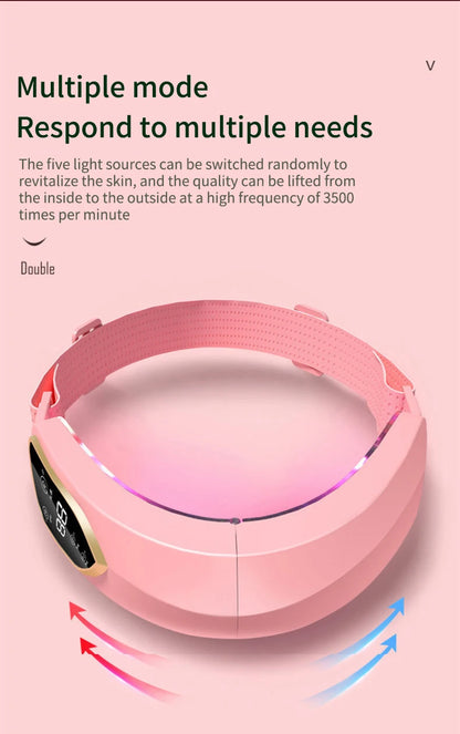LED V-Face Lifting Massager: Photon Therapy & Vibration Slimming Device