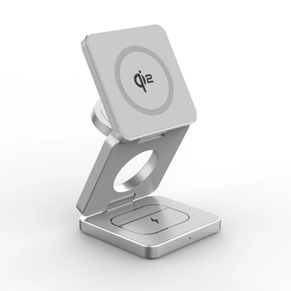 3-in-1 Magnetic Wireless Charging Station for iPhone, Apple Watch & AirPods