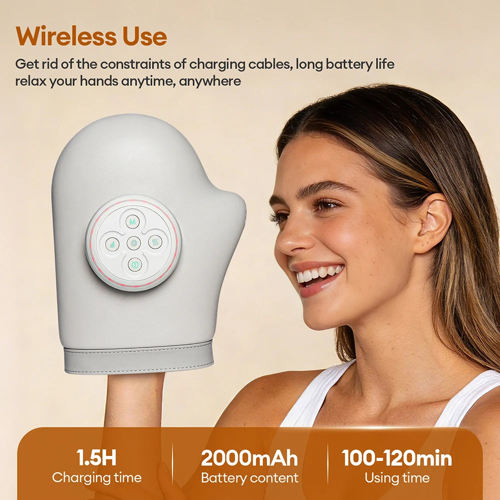 Cordless Heated Hand & Wrist Massager with Air Compression