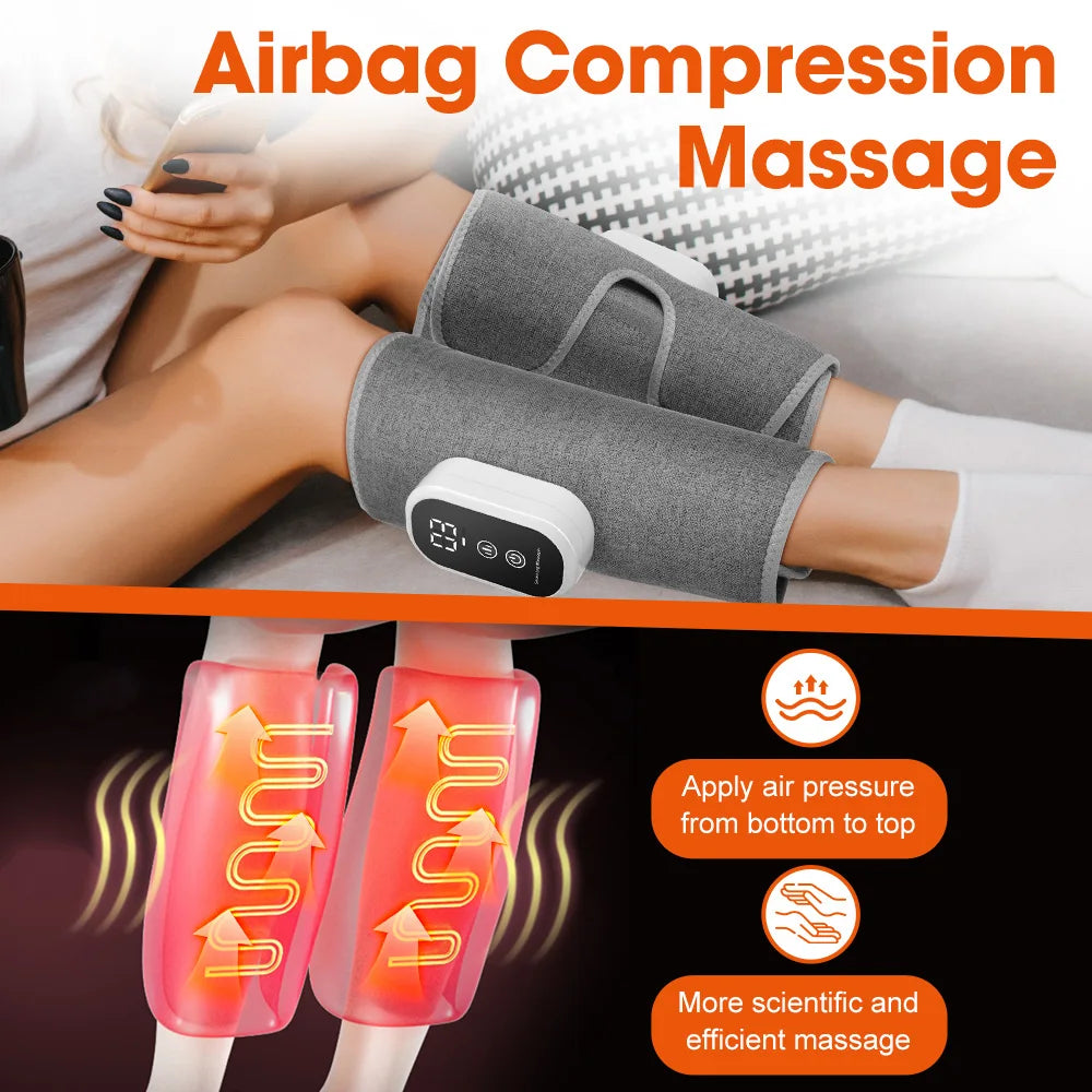 Wireless Electric Air Compression Leg & Calf Massager for Pain Relief - 2