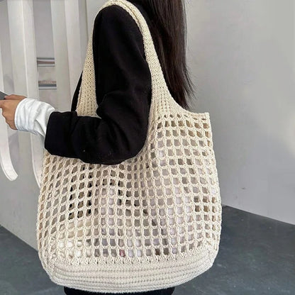 Luxury Crochet Hollow Beach Tote