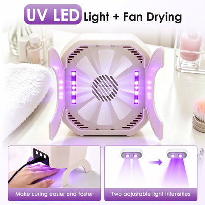2-in-1 Electric Nail Gel Polish Remover and UV LED Curing Dryer Machine