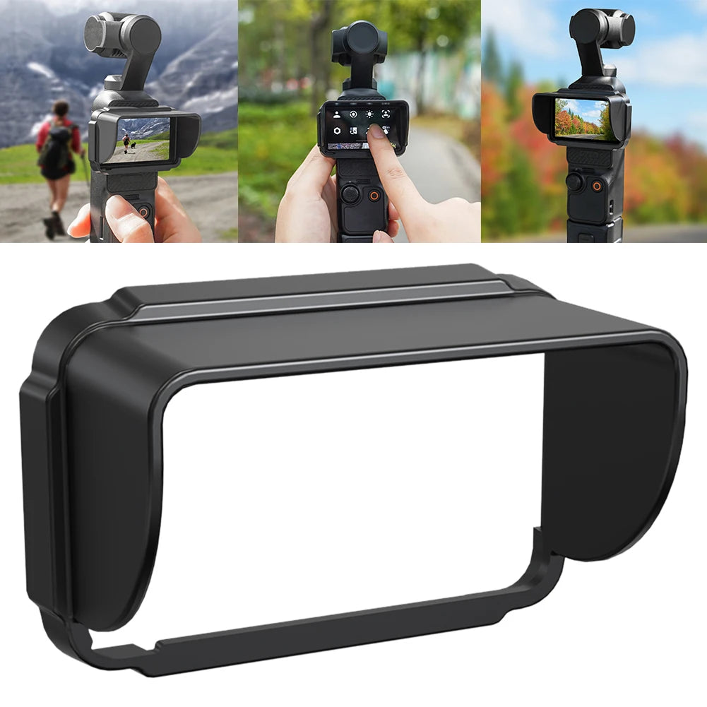 Sun Shade for DJI Osmo Pocket 3 - Anti-Glare Screen Hood & Light Shield - 9