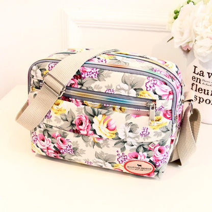 Luxury Vintage Floral Canvas Tote