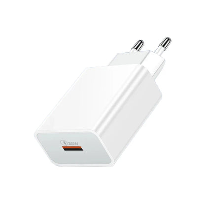 20W USB Fast Wall Charger with Type-C Cable for Smartphones & Tablets