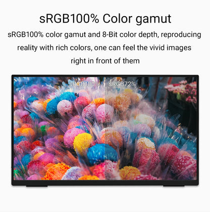 18-Inch 100Hz Portable Monitor 1080P FHD HDR IPS Travel Display