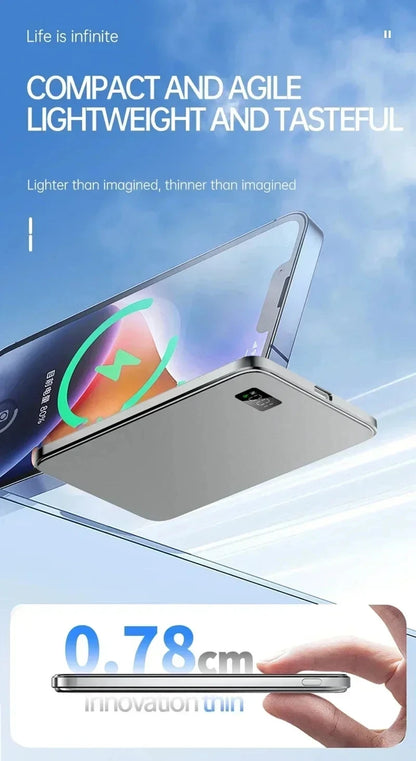 Magnetic Wireless Power Bank - Fast Charging Portable Battery Pack
