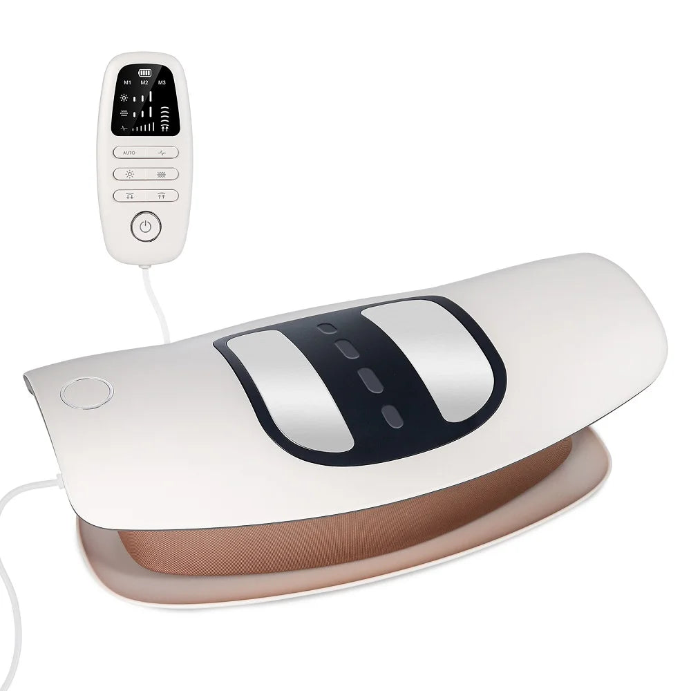 Electric Lumbar Traction Massager with Heat & Vibration - 30