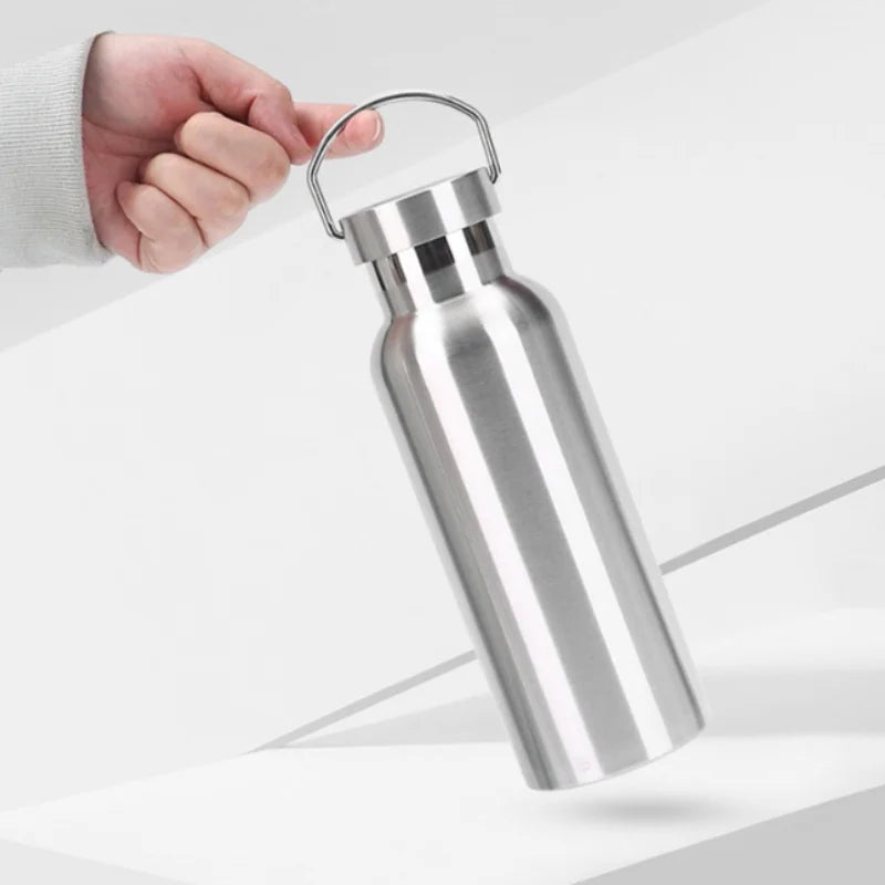 Premium Stainless Steel Reusable Water Bottle - Leak-Proof Sports Flask - 6