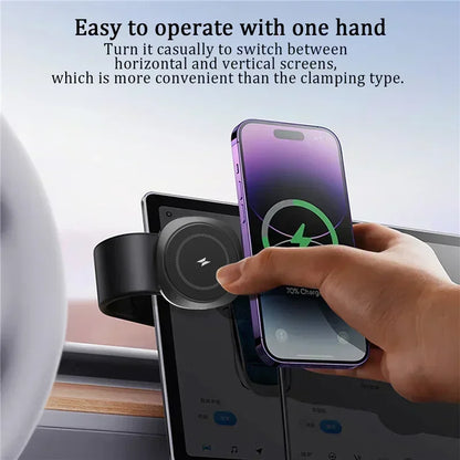 Magnetic Wireless Car Charger for iPhone 16 15 14 13 12 - 15W Fast Mount