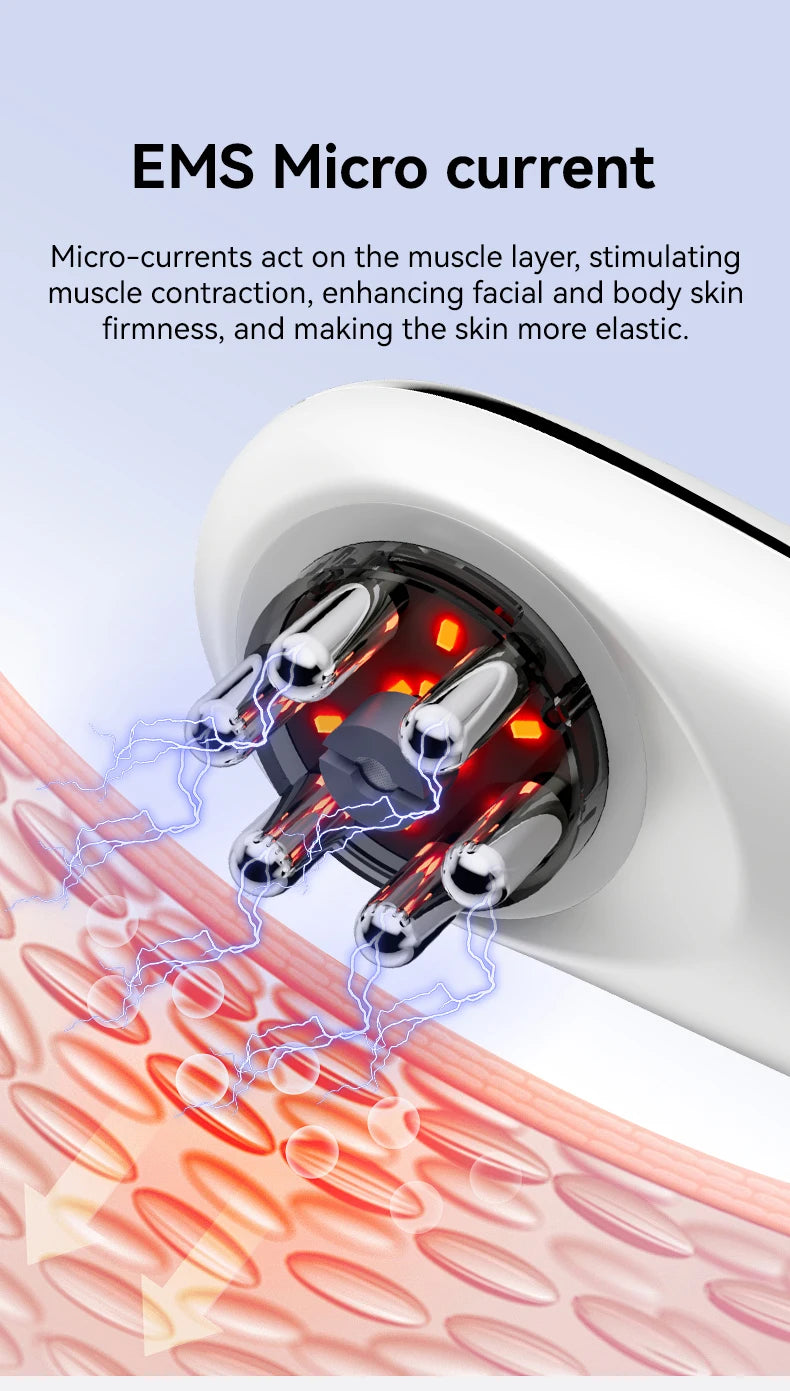 Electric Body Sculpting & Anti-Cellulite Massager with Red Light Therapy