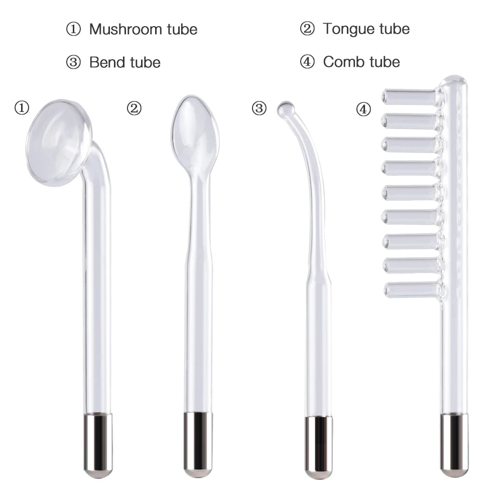 4-in-1 High Frequency Facial Therapy Wand for Acne