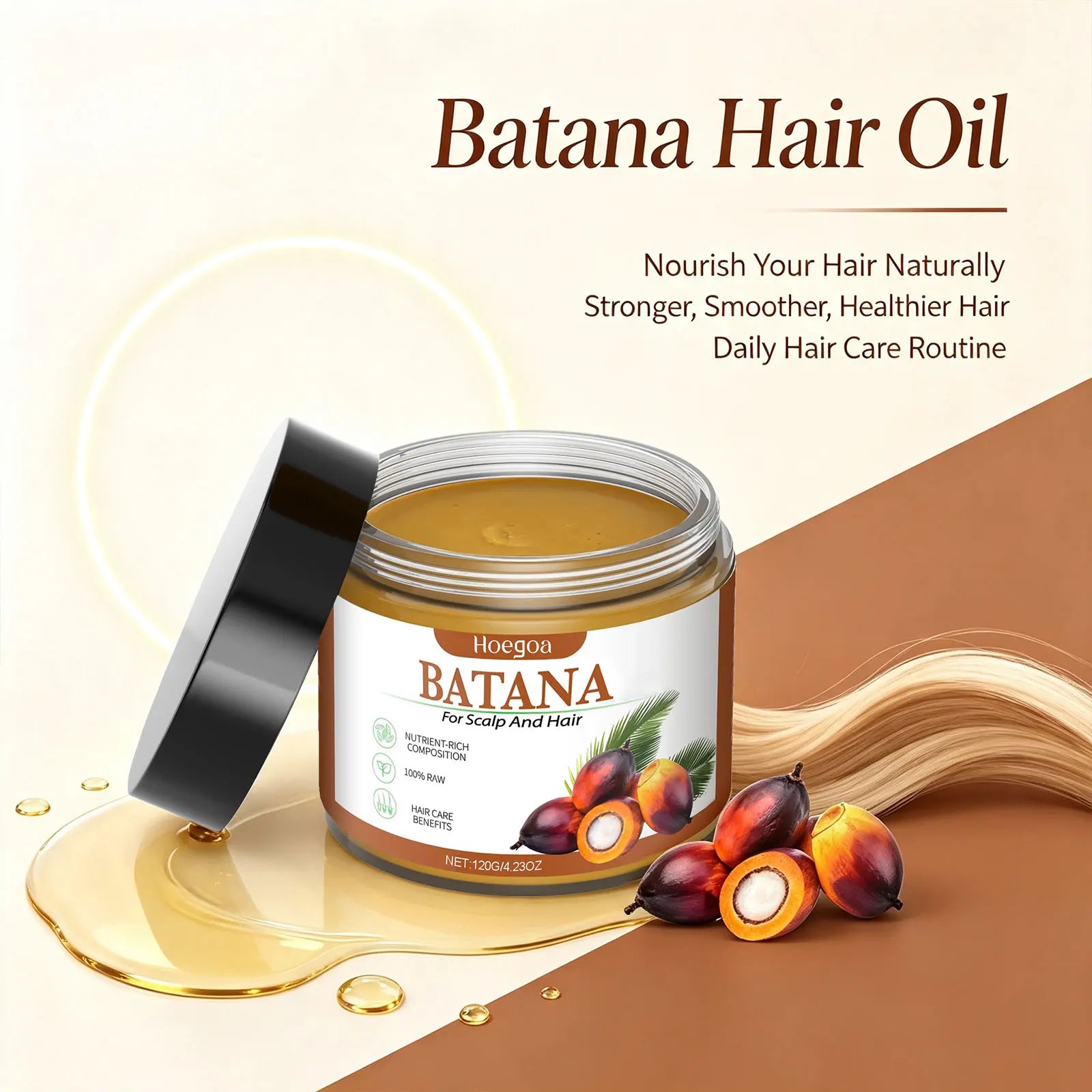Batana Hair Mask for Deep Repair & Damage Control – Nourishing Scalp Treatment - 2
