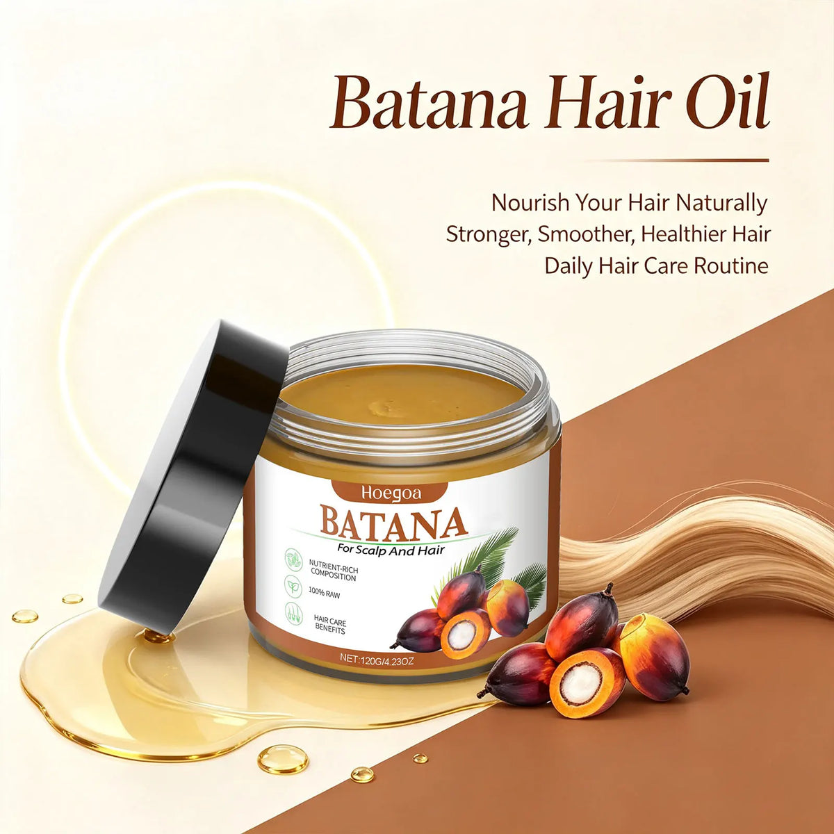 Batana Hair Mask for Deep Repair & Damage Control – Nourishing Scalp Treatment