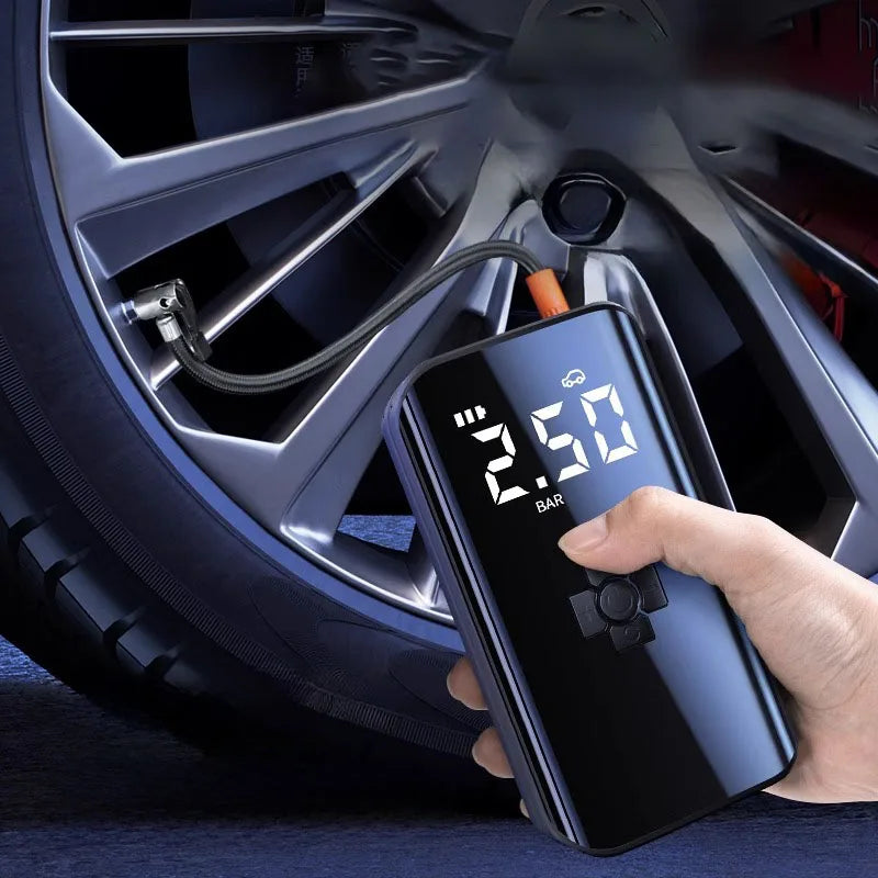 Portable Wireless Car Tire Inflator & Electric Air Pump