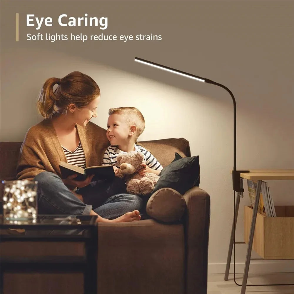 Double Head LED Architect Desk Lamp - Dimmable Office Light with Remote - 26