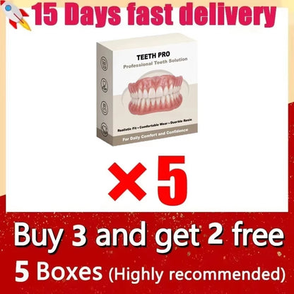 Comfortable Realistic Denture Set for Natural Looking Smile and Daily Confidence