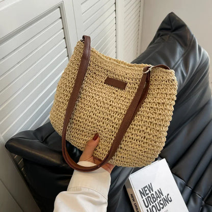 Bohemian Straw Tote