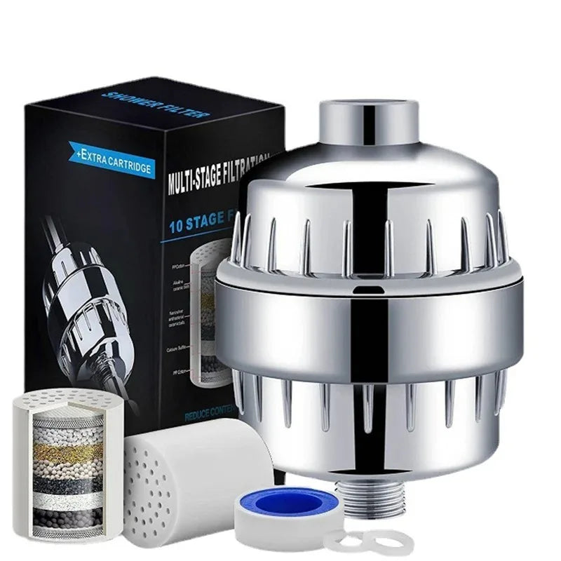 15-20-Stage Shower Filter for Hard Water - Chlorine & Metal Purifier - 2