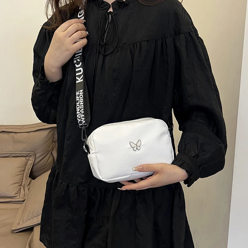 Luxury Quilted Nylon Crossbody Bag