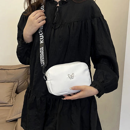 Luxury Quilted Nylon Crossbody Bag
