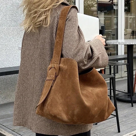 Luxury Soft Corduroy Shoulder Bag