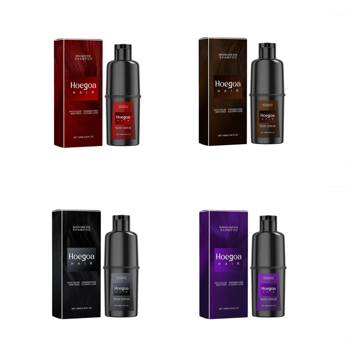 Instant Hair Dye Coloring Shampoo - Nourishing Repair & Grey Hair Coverage