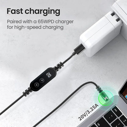 USB-C to DC Fast Charging Power Boost Cable - 5V/9V/12V/15V/20V Adapter