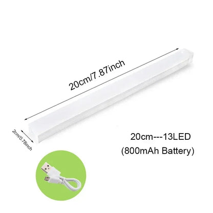 Rechargeable LED Motion Sensor Cabinet Light - Wireless USB-C Night Light for Kitchen & Closet