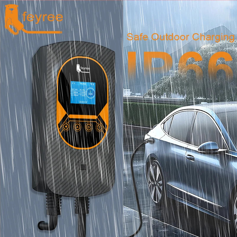 Tesla NACS EV Charging Station 32A/40A/50A WiFi Fast Home Charger - 6