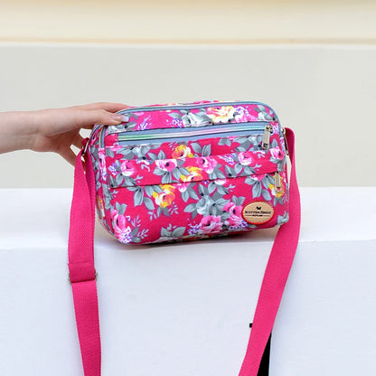 Luxury Vintage Floral Canvas Tote
