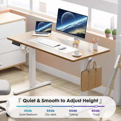 Electric Standing Desk 40x24 Height Adjustable Sit-Stand Computer Table