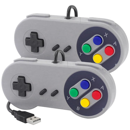 Retro USB Wired Game Controller for PC, Laptop & Raspberry Pi Gaming
