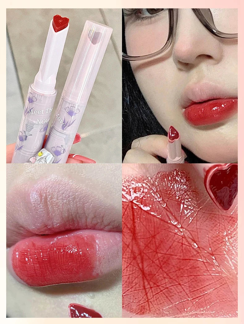 Hydrating Jelly Gloss Lipstick - Moisturizing Mirror Finish Lip Pen - 21