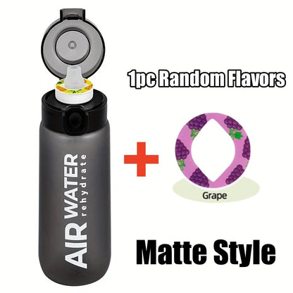 Aroma Water Bottle with 7 Fruit Pods – 750ml Scented Fitness Water Cup